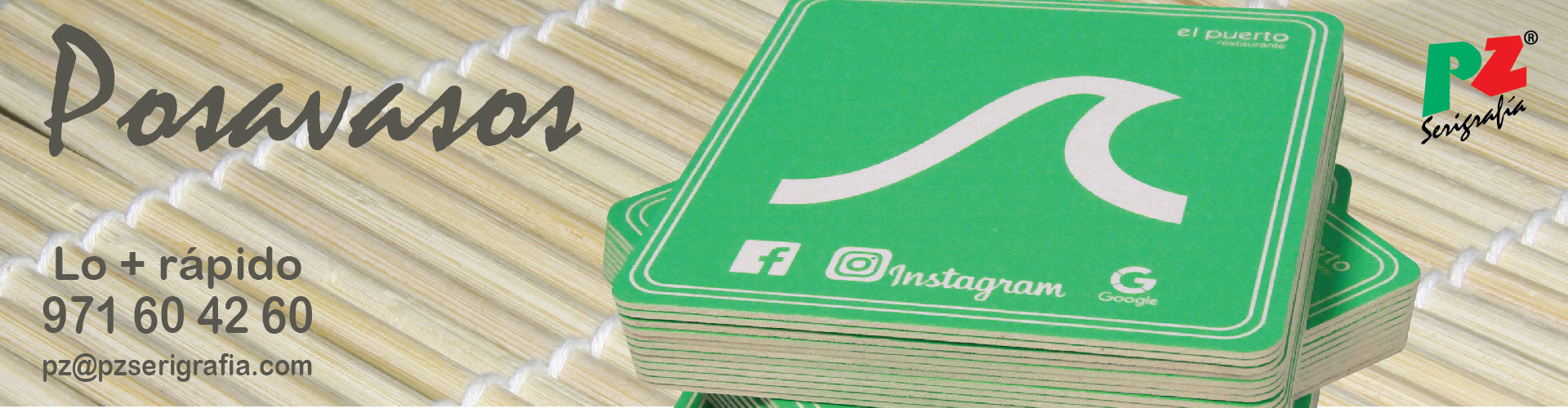 Posavasos de cartón publicitarios