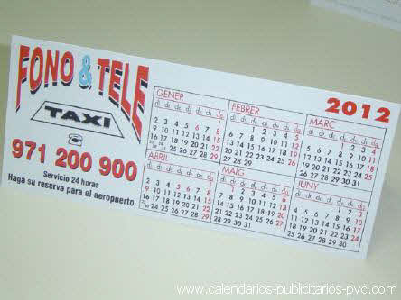 Calendarios PVC