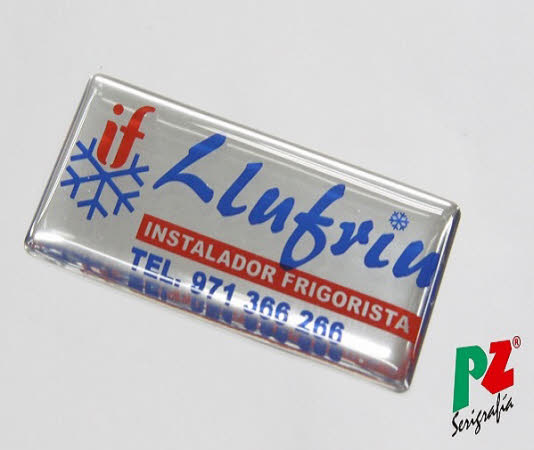 Pegatinas resinadas plata